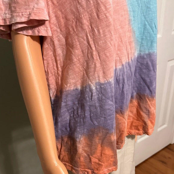 Jessica Simpson Pink and Blue Short Sleeve Tee - Picture 7 of 8